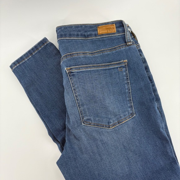 crown & ivy Denim - Crown & Ivy Womens Skinny Jeans Size 8 Blue Denim Mid Rise